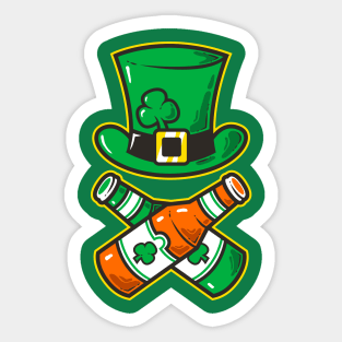 Irish Cross Beers Sticker